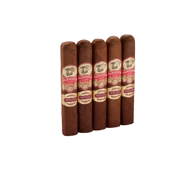 Aganorsa Leaf Maduro Gran Robu | Robusto | Pack of 5
