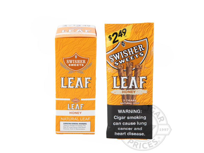 Swisher Sweets Leaf- Honey - Carton - 30 Total Cigars
