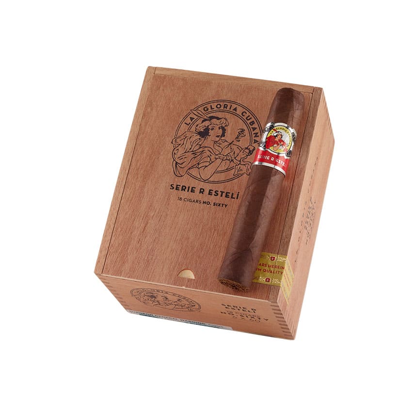 La Gloria Cubana Serie R Esteli No. Sixty Dark Natural | Gordo | Box of 18