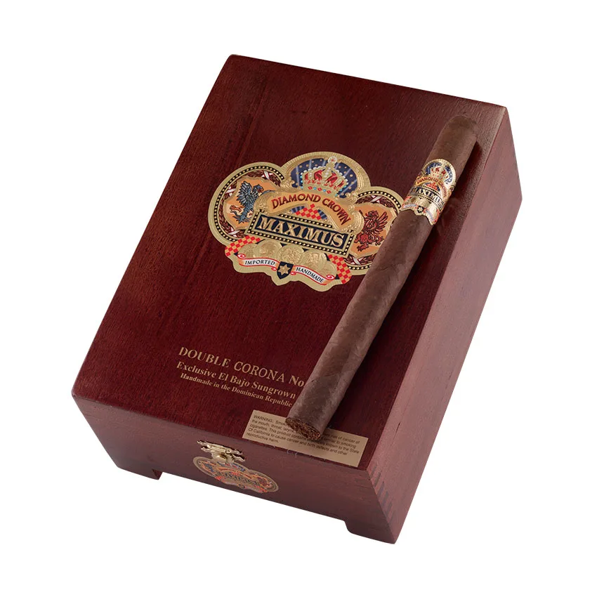 Diamond Crown Maximus #1 Dark Natural | Double Corona | Box of 20