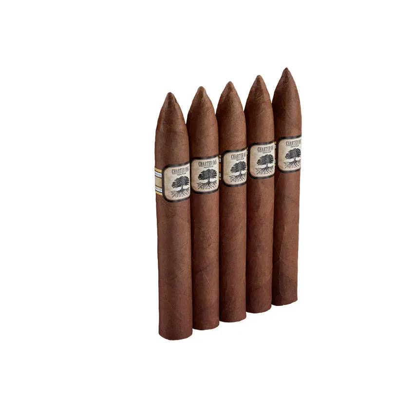 Charter Oak Habano Torpedo Natural | Torpedo | Pack of 5