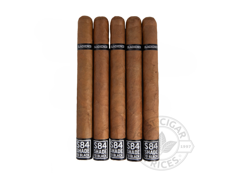 Blackened S84 Shade To Black Corona Doble By Drew Estate - 5 Cigars
