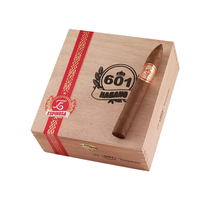 601 Red Label Habano Torpedo Natural | Torpedo | Box of 20