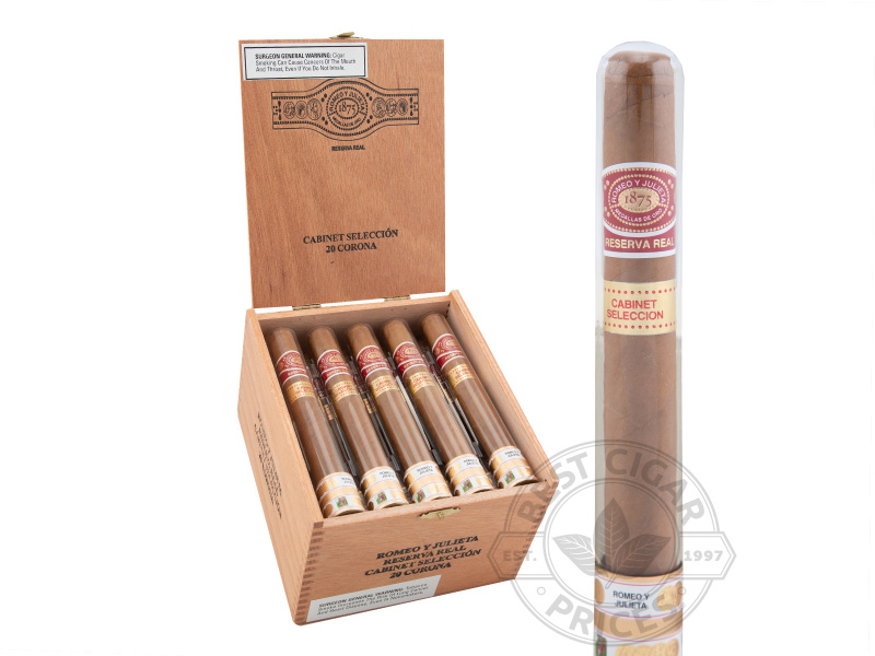 Romeo Y Julieta Reserva Real Cabinet Seleccion Corona Tubos - 20 Cigars