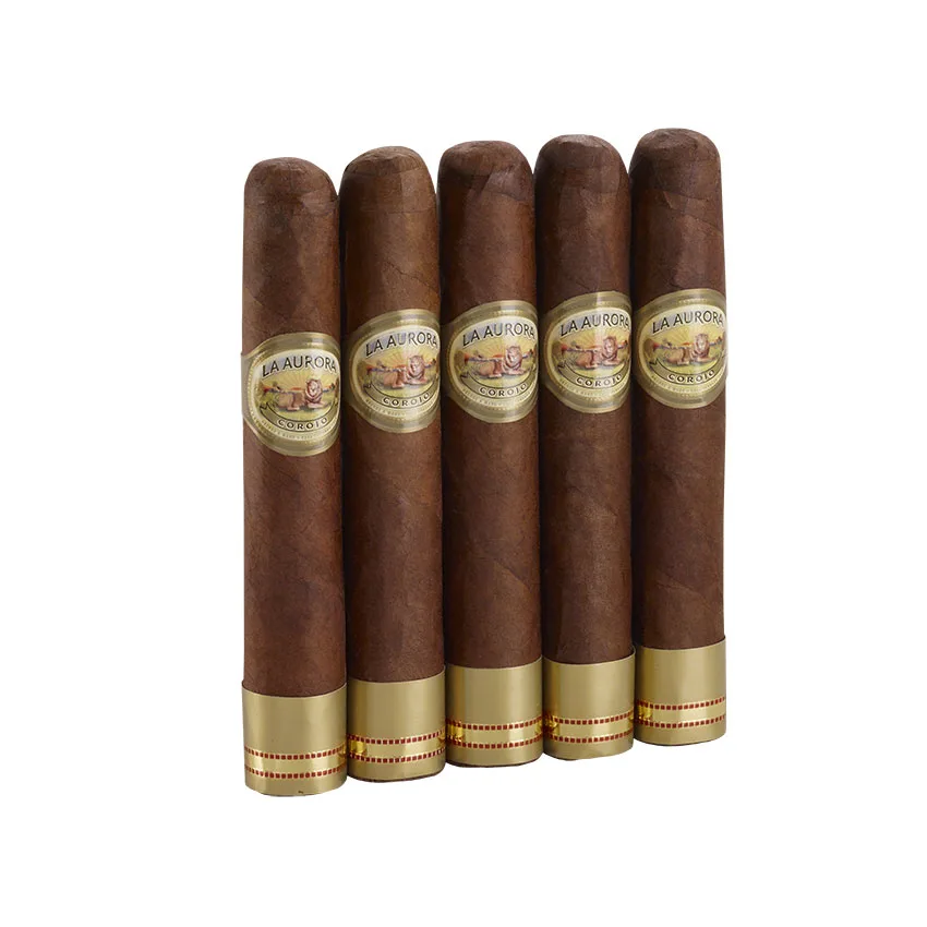 La Aurora Preferidos 1903 Gold Dominican Corojo Robusto Natural | Robusto | Pack of 5