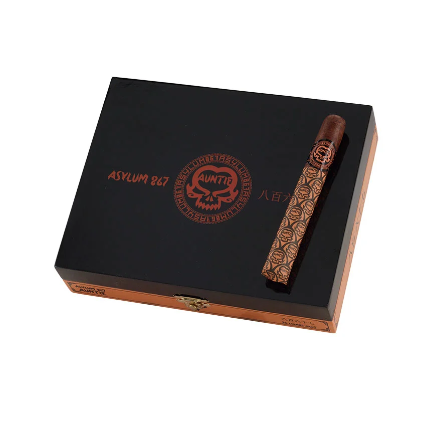 Asylum 867 Auntie Petite Corona Natural | Petite Corona | Box of 20