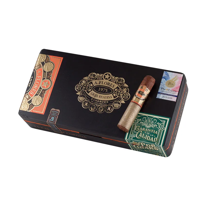 A Flores Gran Res Half Corona Sun Grown Natural | Corona | Box of 24