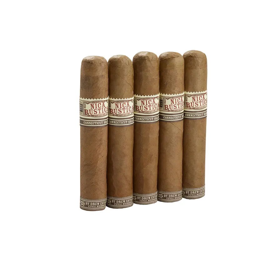 Nica Rustica Shade Short Robusto Natural | Rothschild | Pack of 5