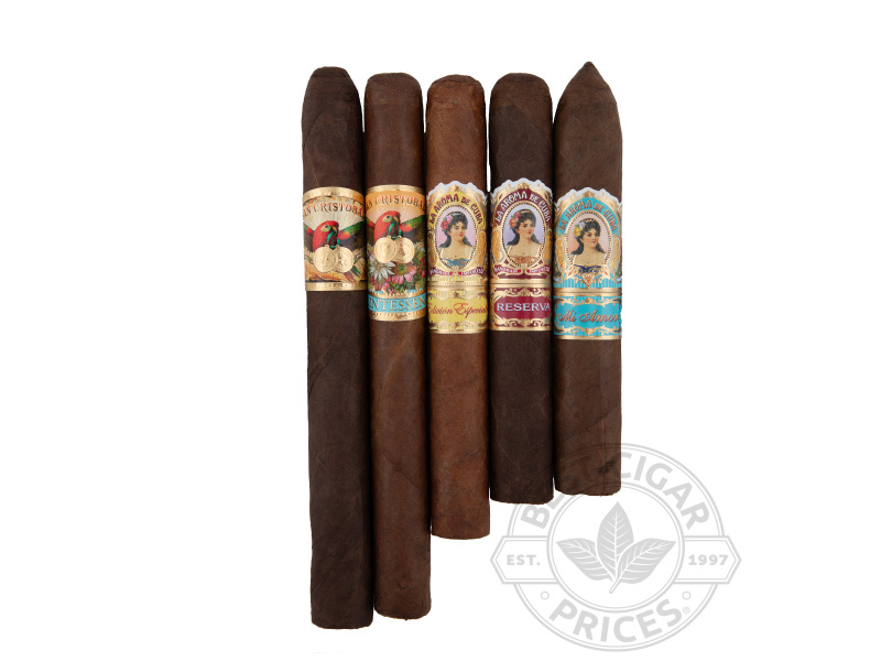 La Aroma De Cuba & San Cristobal 93-95 Rated Assortment Sampler - 5 Cigars