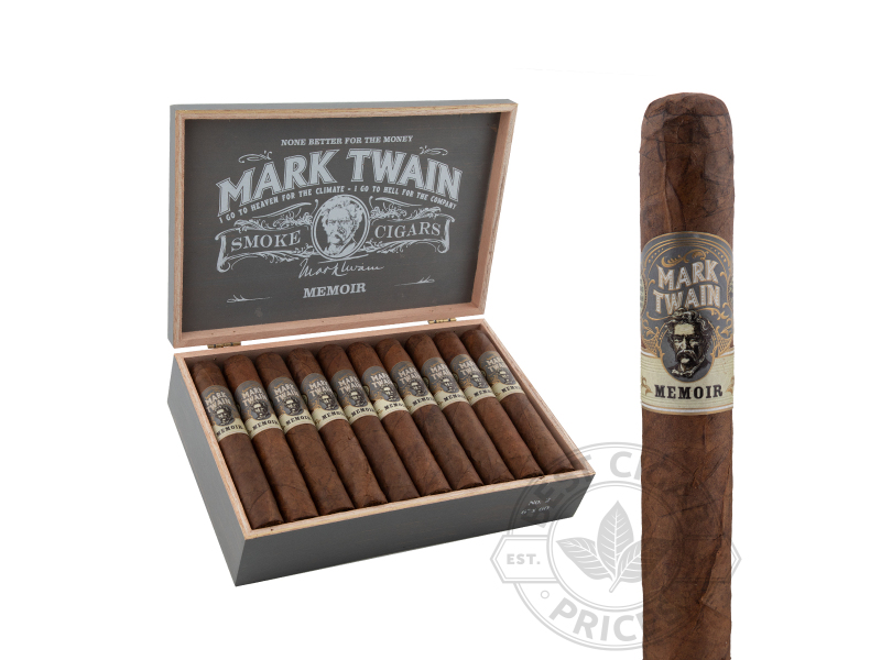 Mark Twain Memoir No. 2 Gordo - 20 Cigars