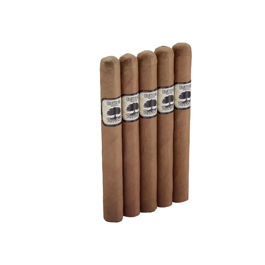 Charter Oak Shade Petite Corona Natural | Corona | Pack of 5