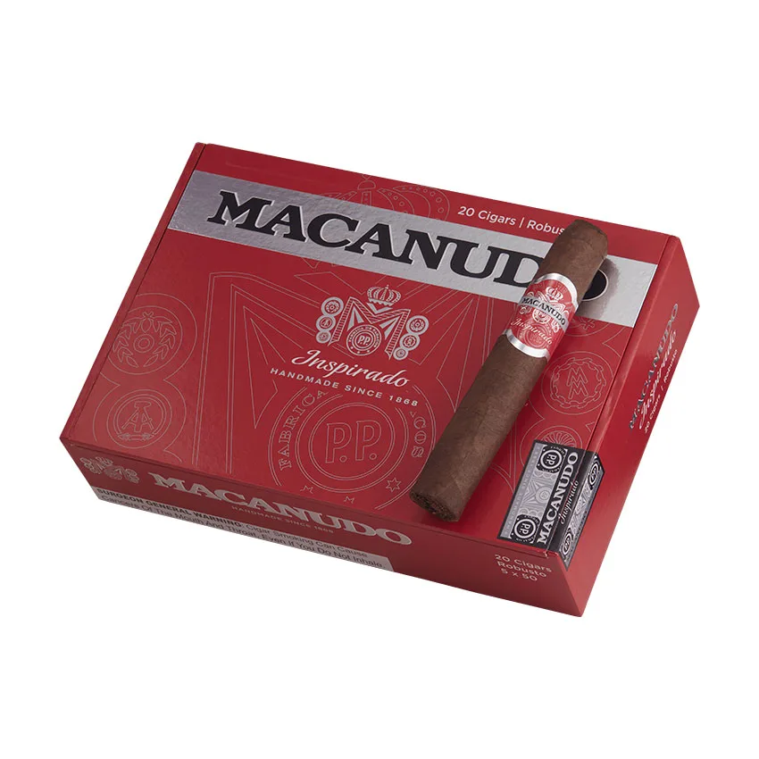 Macanudo Inspirado Red Robusto Dark Natural | Robusto | Box of 20