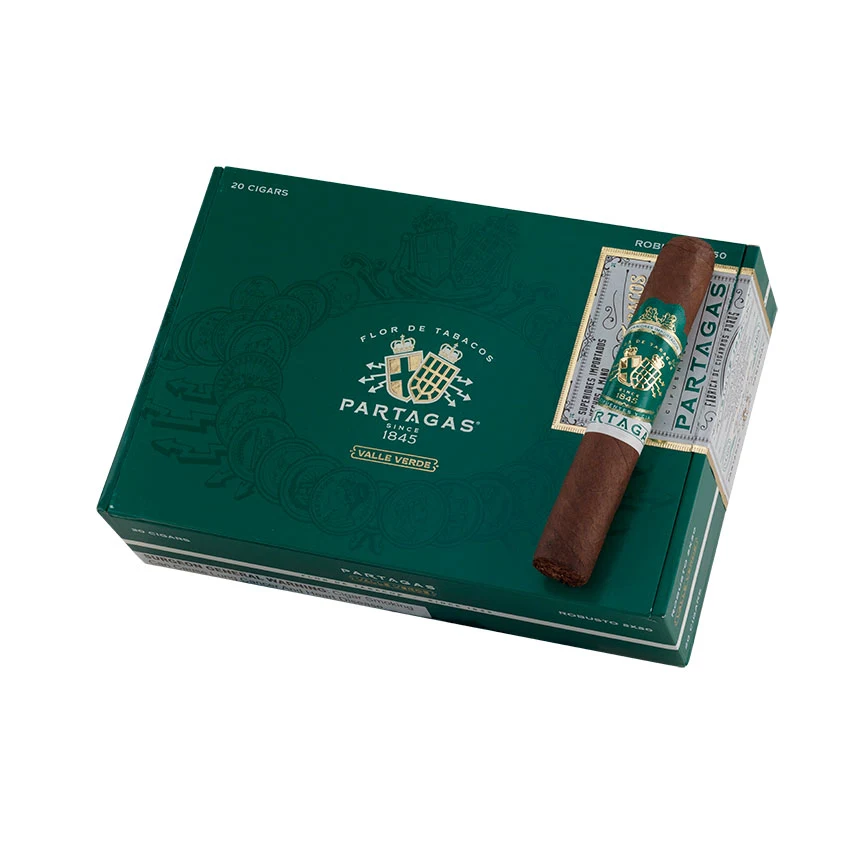 Partagas Valle Verde Robusto Dark Natural | Robusto | Box of 20