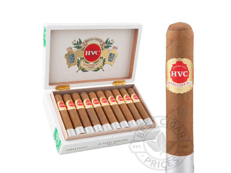 HVC Havana City Seleccion No. 1 Connecticut Short Robusto - 20 Cigars