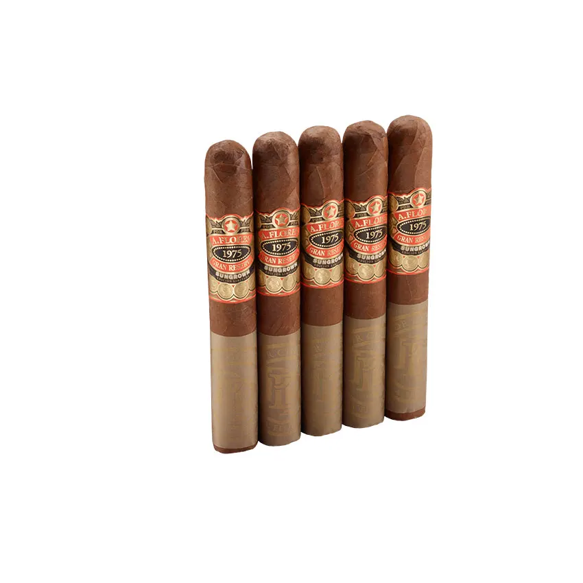 PDR A Flores Gran Reserve Sun Grown Grand Toro Natural | Toro | Pack of 5