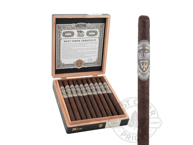 West Tampa Tobacco Company Black Lancero - 20 Cigars