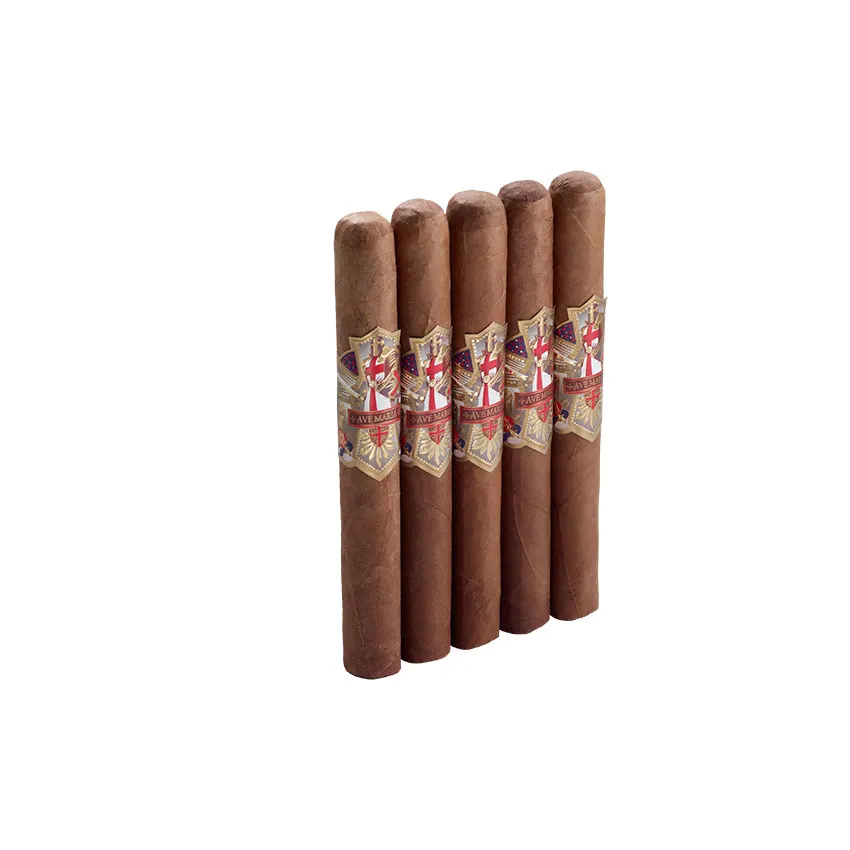 Ave Maria Knights Templar Natural | Double Corona | Pack of 5