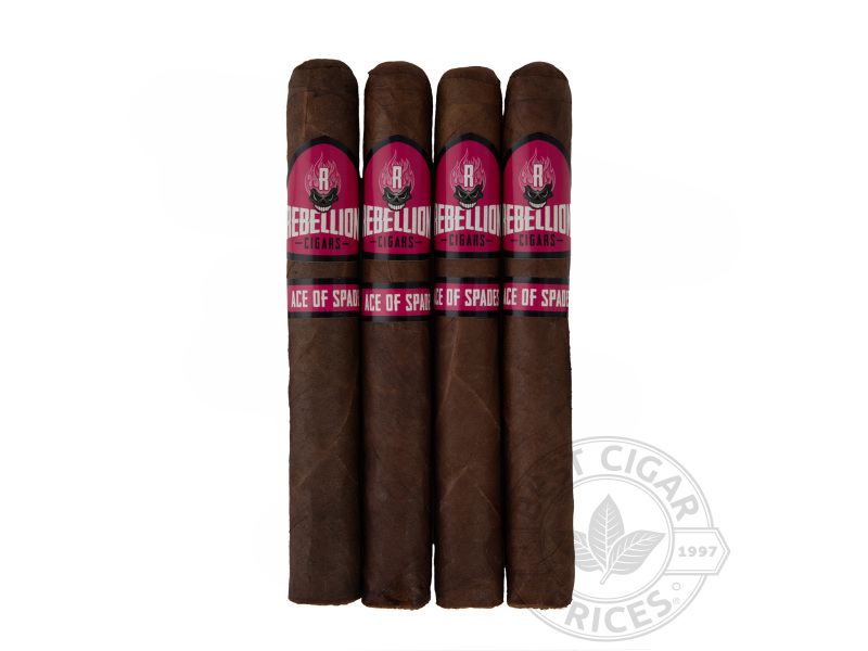 Rebellion Ace Of Spades Toro - 4 Cigars