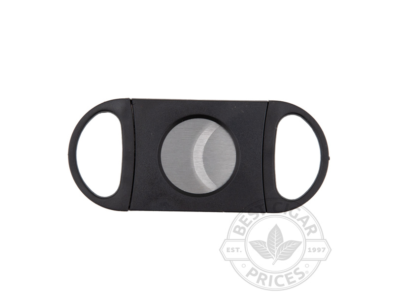 Double Blade 66 Ring Gauge Cigar Cutter - Black - Box of 20