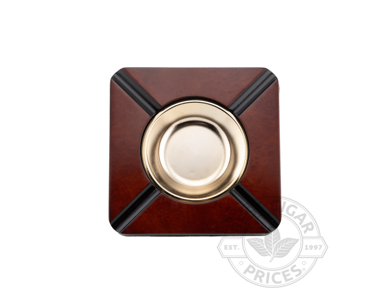 4 Cigar Ashtray - Burlwood - Box of 20
