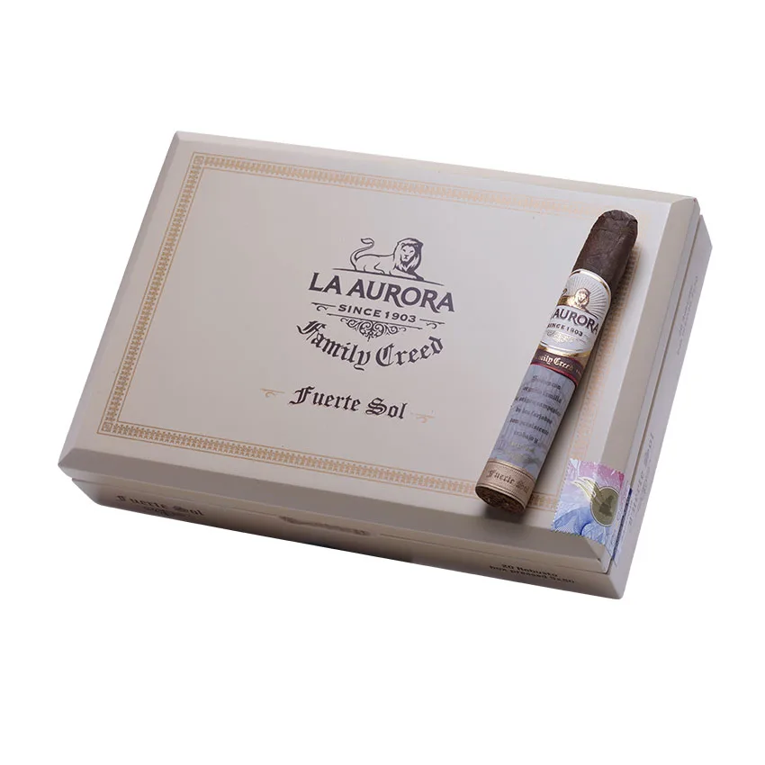 La Aurora Family Creed Fuerte Sol Robusto Maduro | Robusto | Box of 20