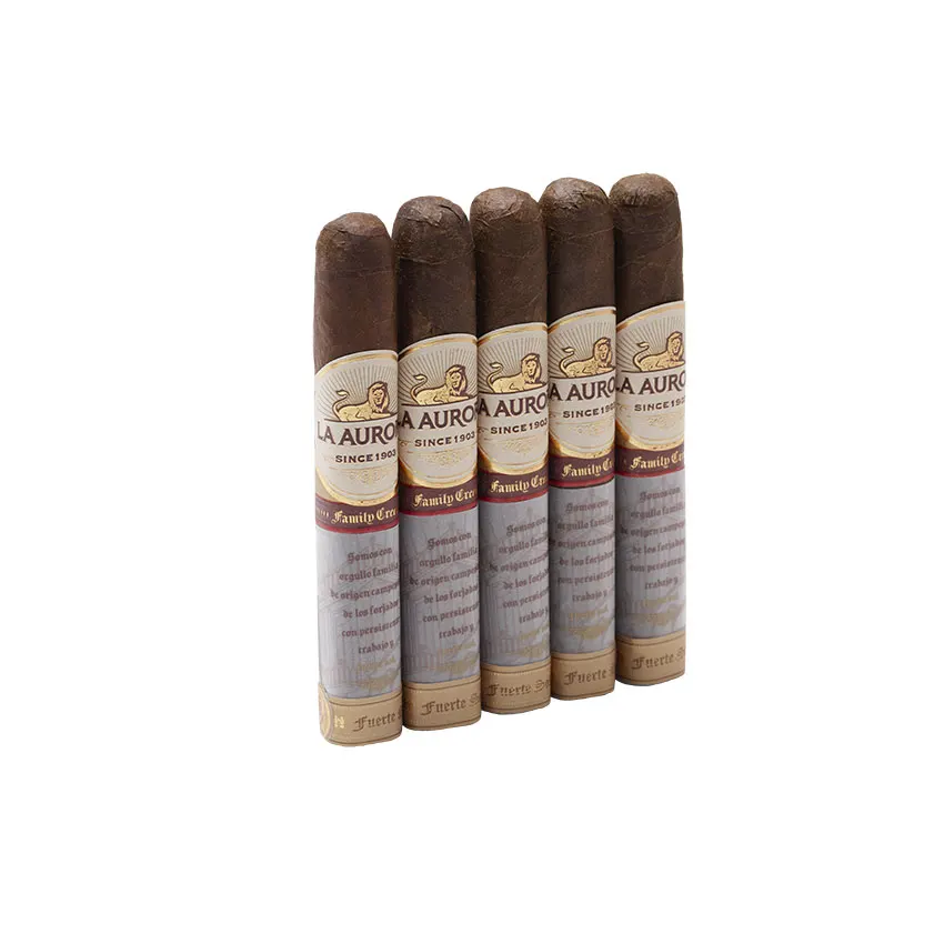 La Aurora Family Creed Fuerte Sol Robusto Maduro | Robusto | Pack of 5