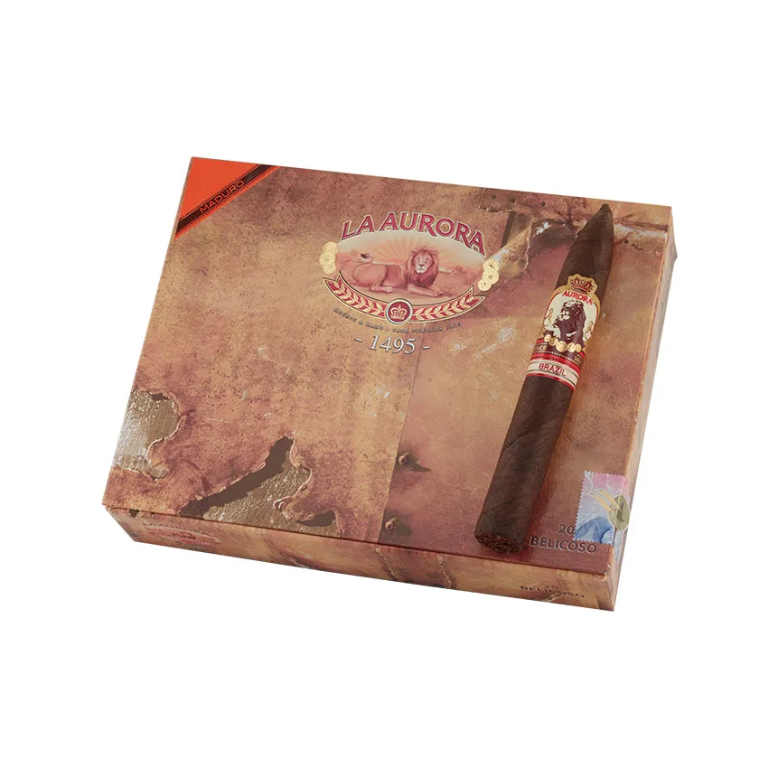 La Aurora 1495 Brazil Belicoso Maduro | Belicoso | Box of 20
