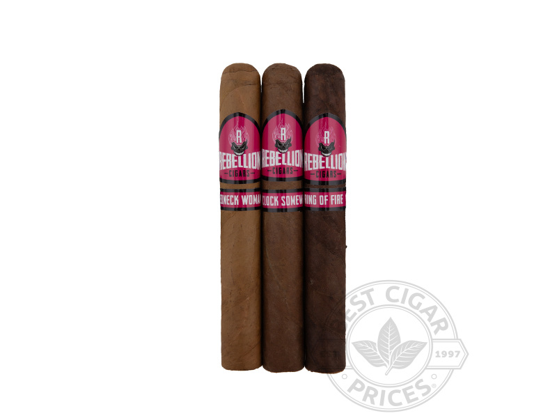 Rebellion Country Range Fresh Pack Sampler 2x Deal - 3 Cigars