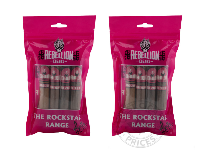 Rebellion Rockstar Range Fresh Pack Sampler 2x Deal - 8 Cigars