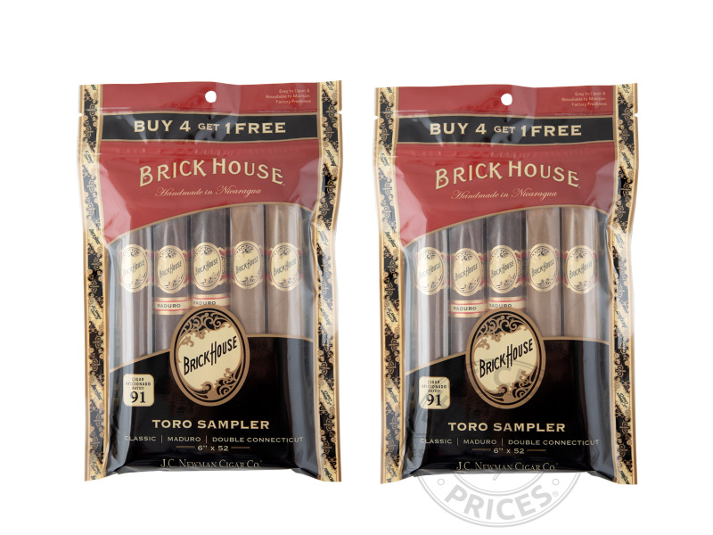 Brick House Fresh Pack Toro 10 Cigar Sampler 2x Deal - 10 Cigars