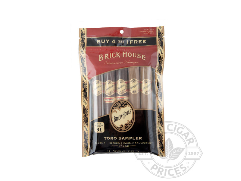 Brick House Fresh Pack Toro 10 Cigar Sampler 2x Deal - 5 Cigars