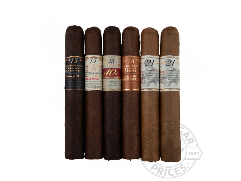 Gurkha Cellar Reserve Fresh Pack Sampler - Orange Sampler 2x Deal - 6 Cigars