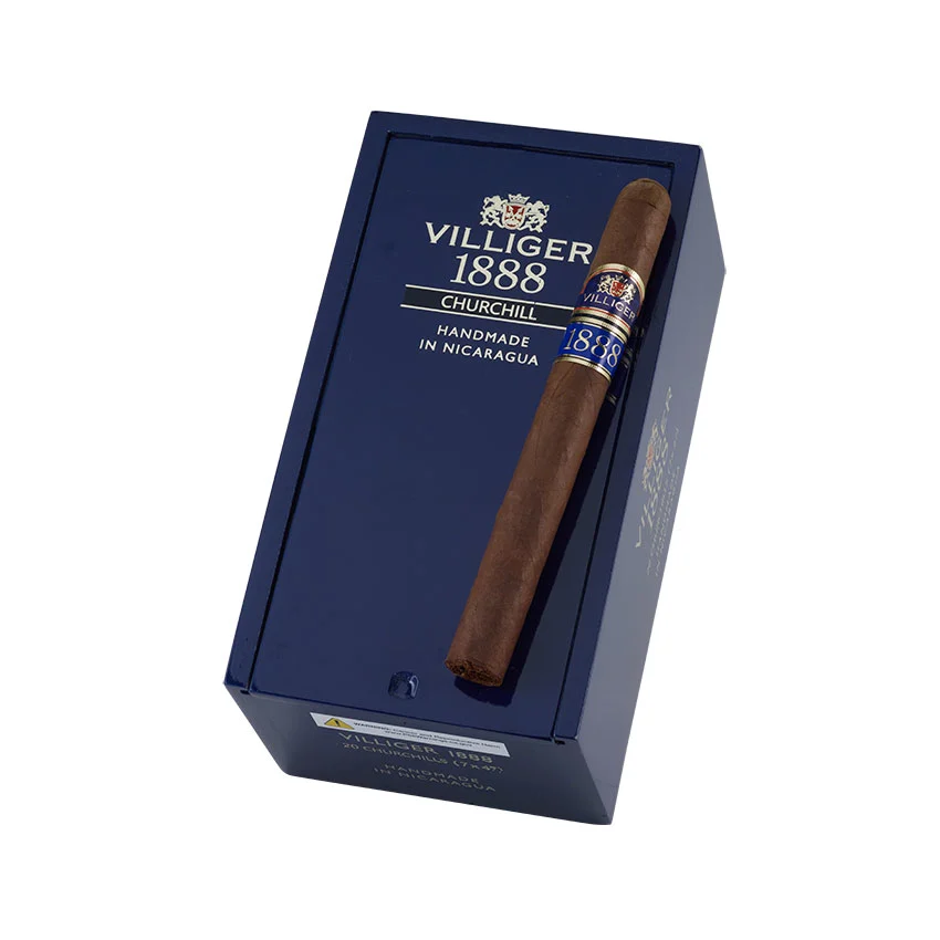 Villiger 1888 Nicaragua Churchill Natural | Churchill | Box of 20