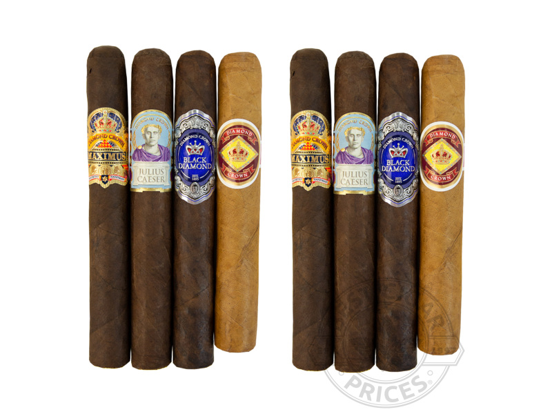 Diamond Crown Royal Family Collection Toro 4 Pack Sampler 2x Deal - 8 Cigars