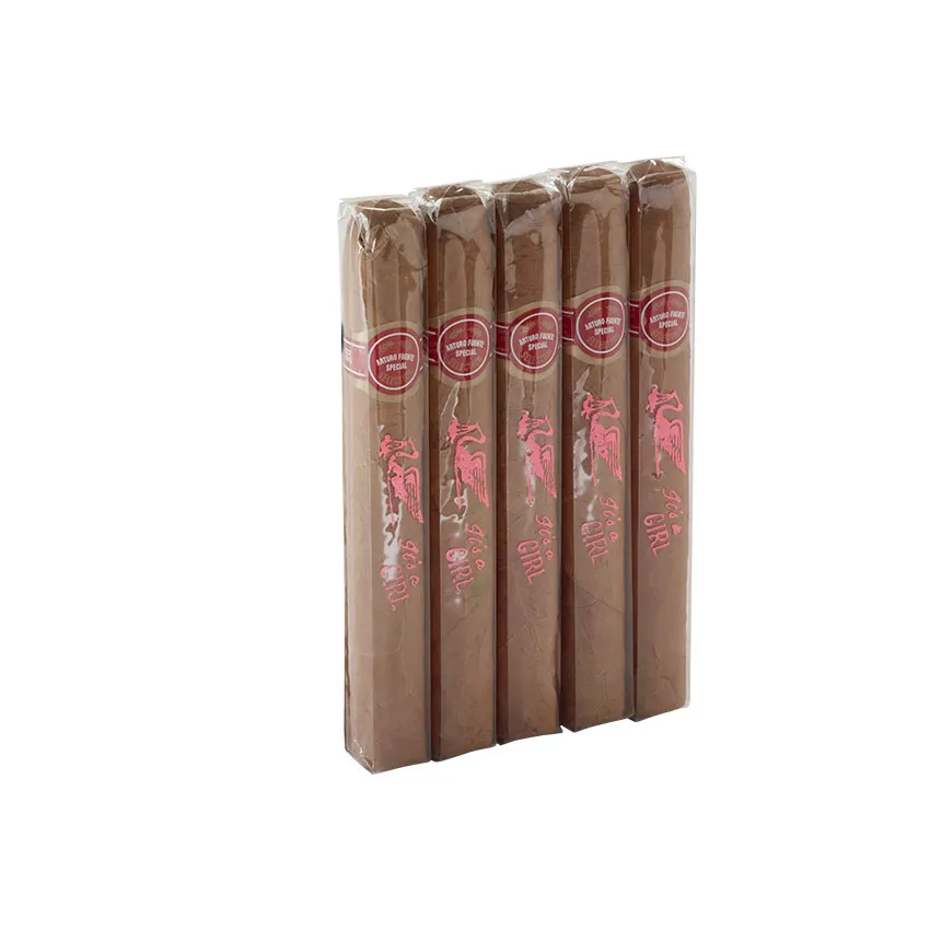 Arturo Fuente New Baby It's A Girl (Brevas) Natural | Corona | Pack of 5