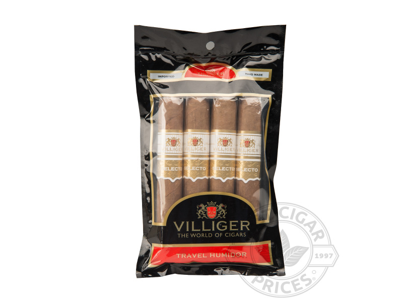 Villiger Selecto Connecticut 6x60 4 Cigar Fresh Pack 2x Deal - 4 Cigars