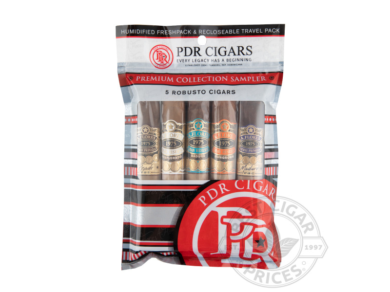 PDR Premium Robusto Collection Sampler Fresh Pack 2x Deal - 5 Cigars