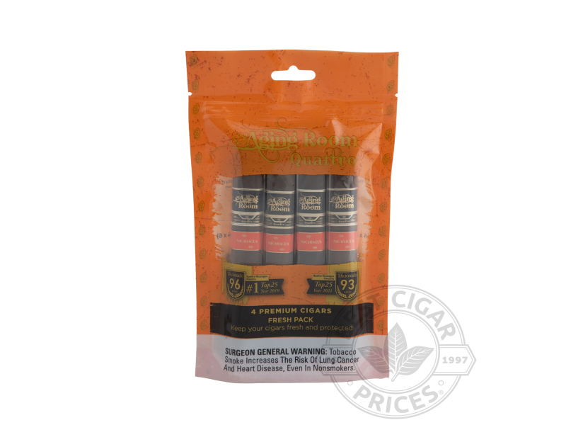 Aging Room Quattro Nicaragua 4 Cigar Fresh Pack 2x Deal - 4 Cigars