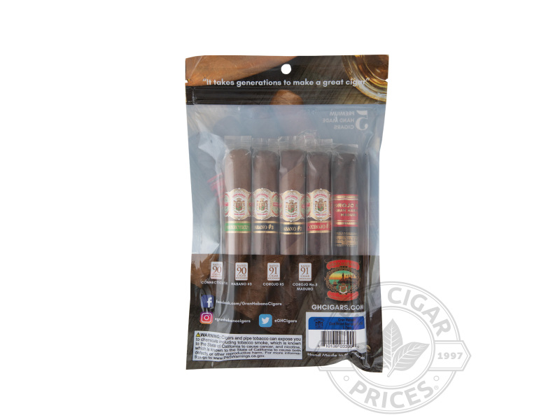 Gran Habano Core Sampler 2x Deal - 5 Cigars