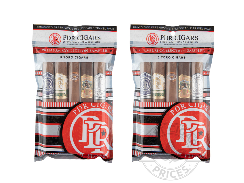 PDR Premium Toro Collection Sampler Fresh Pack 2x Deal - 10 Cigars