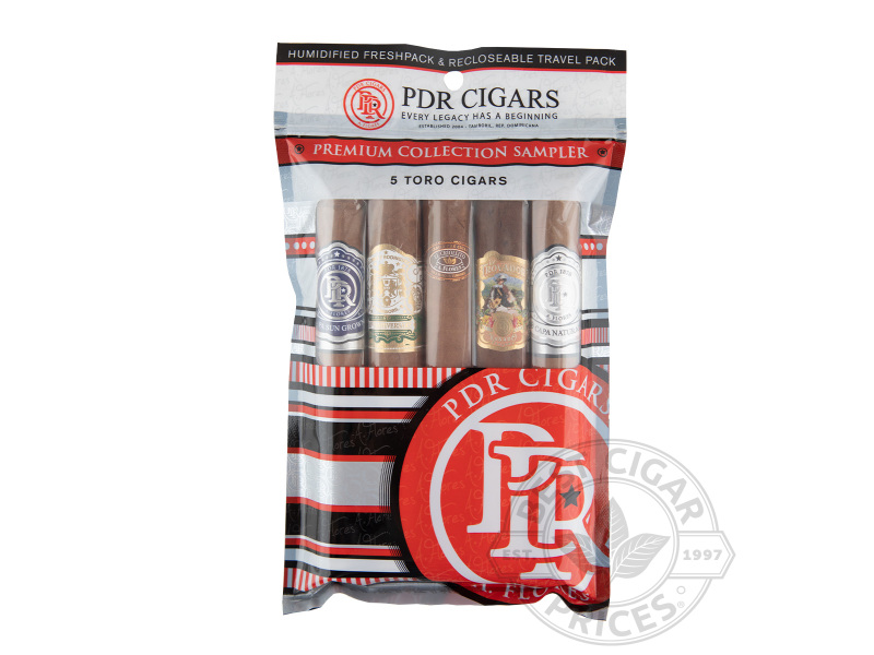 PDR Premium Toro Collection Sampler Fresh Pack 2x Deal - 5 Cigars