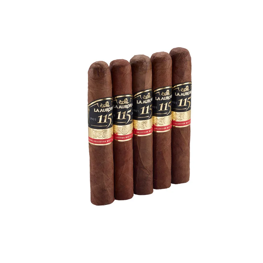 La Aurora 115th Anniversary Robusto Natural | Robusto | Pack of 5