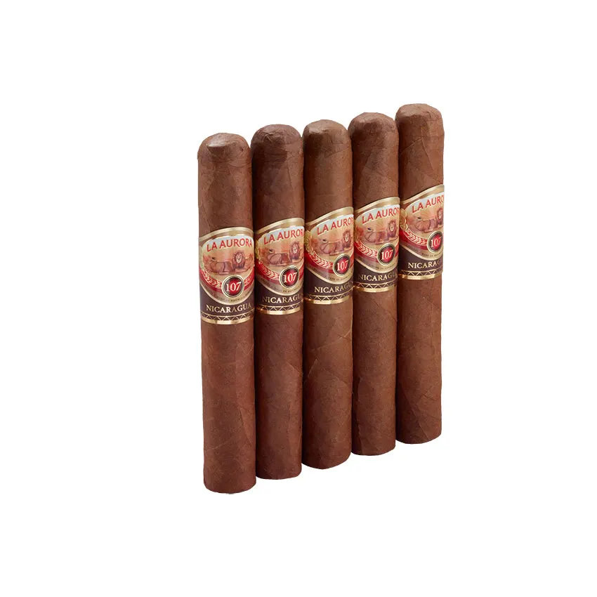 La Aurora 107 Nicaragua Toro Natural | Toro | Pack of 5