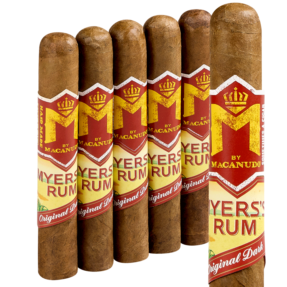 M by Macanudo Myers’s Rum | Robusto | Pack of 5