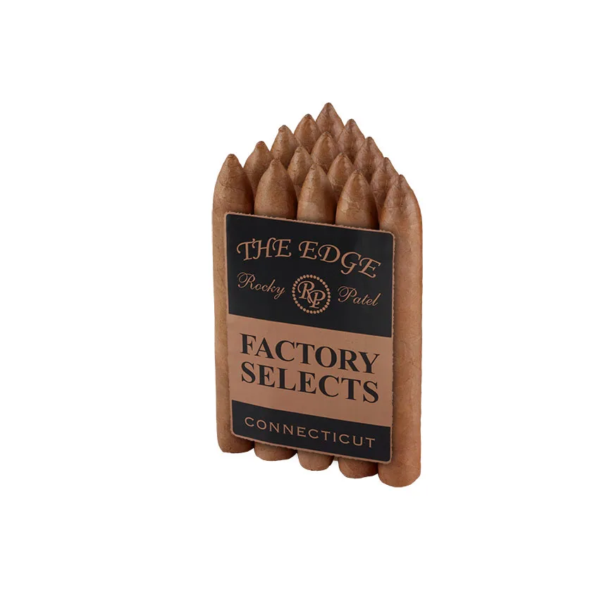 Rocky Patel Factory Selects Edge Connecticut Torpedo Natural | Torpedo | Bundle of 15