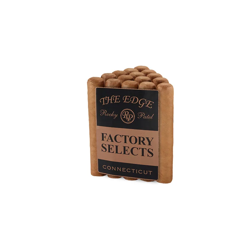 Rocky Patel Factory Selects Edge Connecticut Robusto Natural | Robusto | Bundle of 15