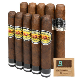 Smash Pack: La Aurora Preferidos Broadleaf vs E.P. Carrillo Black Swan - 10 Cigars