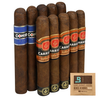 Smash Pack: E.P. Carrillo Essence Sumatra vs Cohiba Blue - 10 Cigars