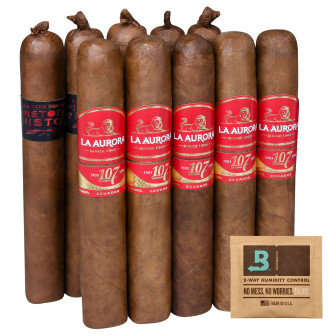 Smash Pack: La Aurora 107 Nicaragua vs Kristoff Pistoff - 10 Cigars