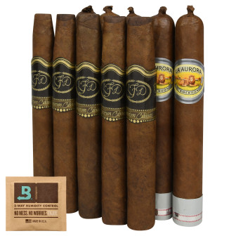 Smash Pack: La Flor Dominicana Cameroon Cabinet vs La Aurora Preferidos Cameroon - 10 Cigars